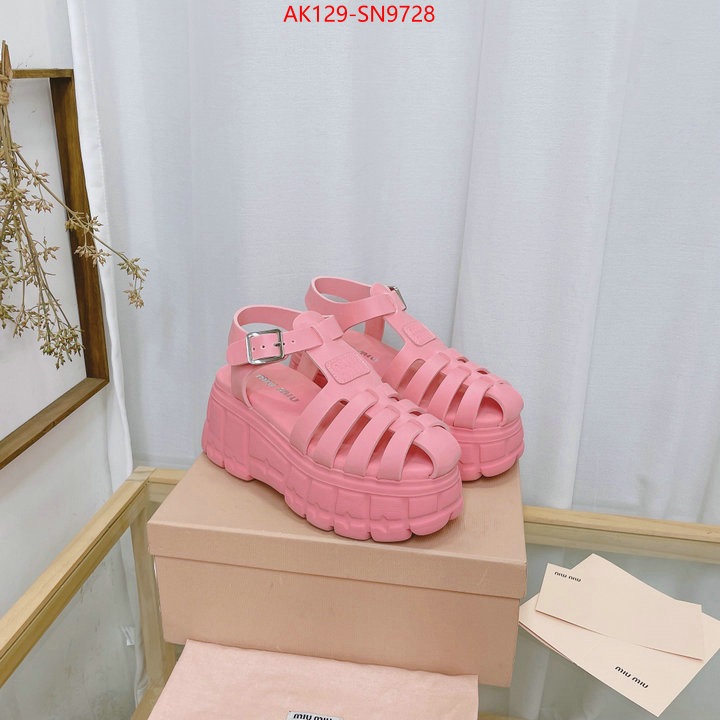 Women Shoes-Miu Miu,mirror quality , ID: SN9728,$: 129USD