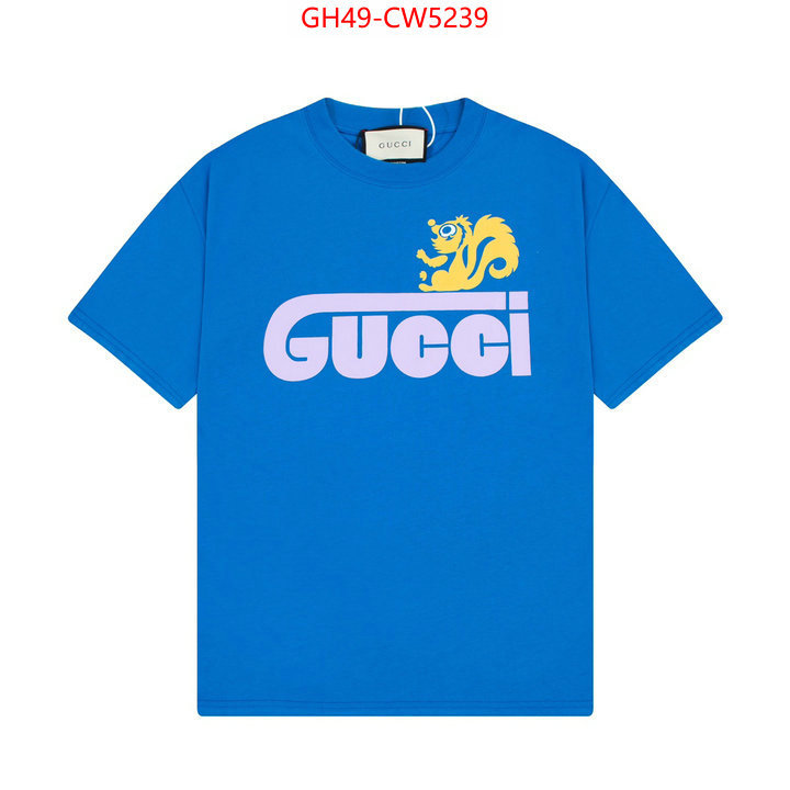 Clothing-Gucci,what 1:1 replica , ID: CW5239,$: 49USD