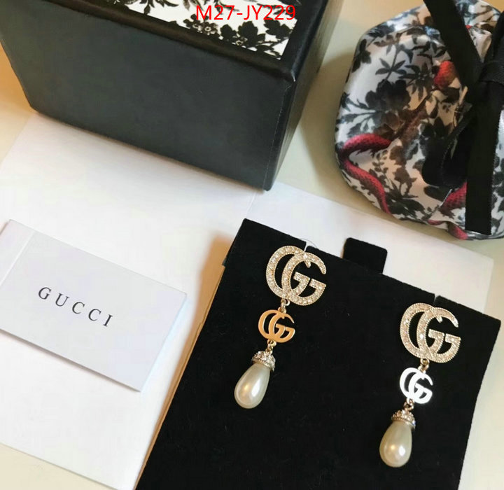 Jewelry-Gucci, ID: JY229 ,luxury 7 star replica,$:27USD