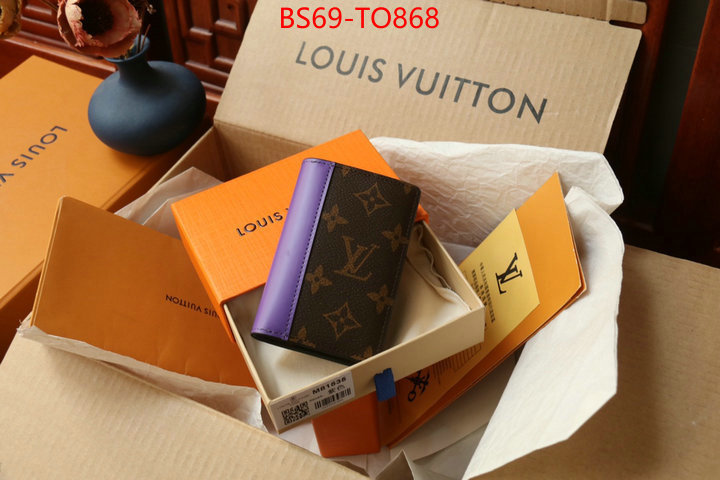 LV Bags(TOP)-Wallet,ID: TO868,$: 69USD