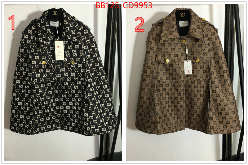 Clothing-Gucci,how to find designer replica , ID: CD9953,$: 125USD