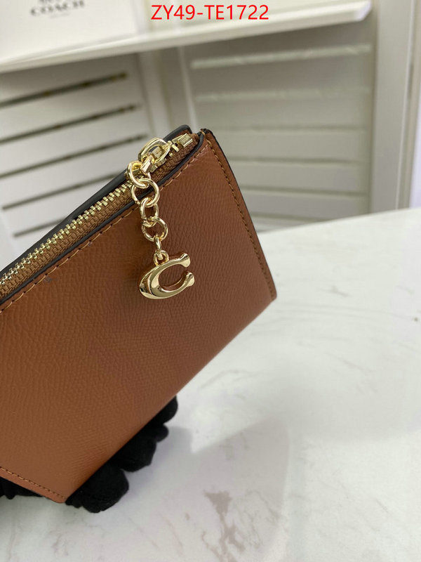 Coach Bags(4A)-Wallet,how to find replica shop ,ID: TE1722,$: 49USD