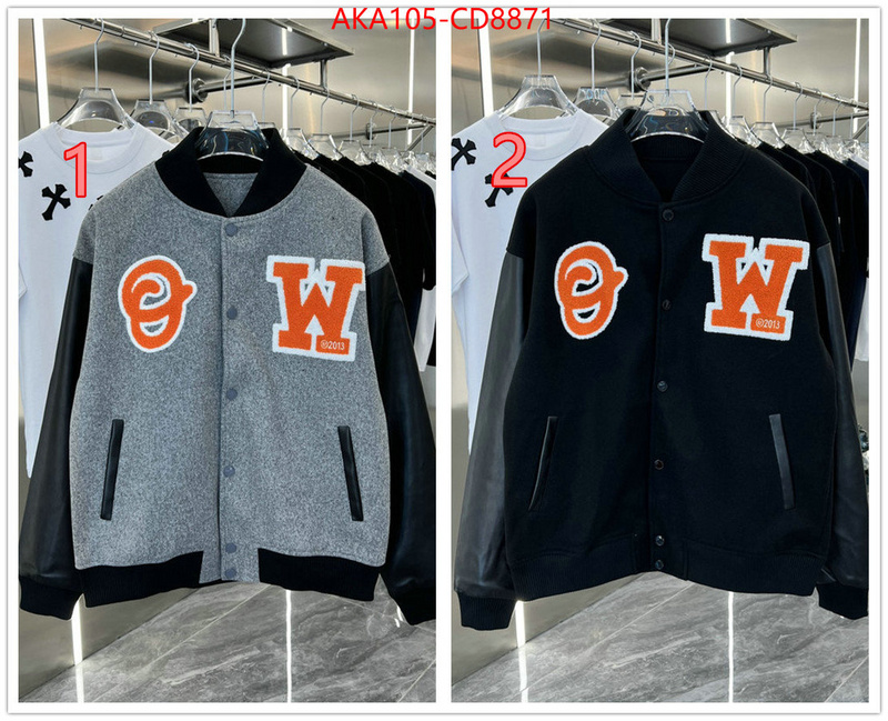 Clothing-OffWhite,aaaaa replica , ID: CD8871,$: 105USD