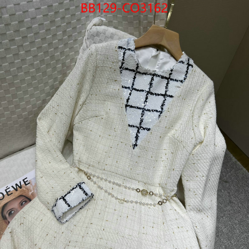 Clothing-Chanel,knockoff highest quality , ID: CO3162,$: 129USD