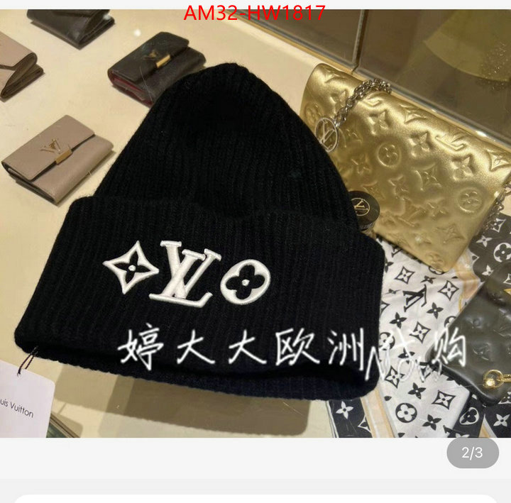 Cap (Hat)-LV,high quality designer replica , ID: HW1817,$: 32USD