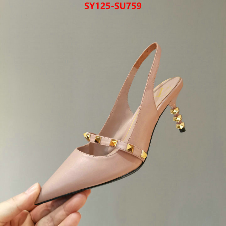 Women Shoes-Valentino,perfect replica , ID: SU759,$: 125USD