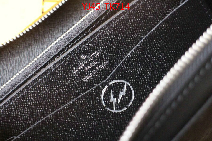 LV Bags(4A)-Wallet,ID: TK714,$:45USD