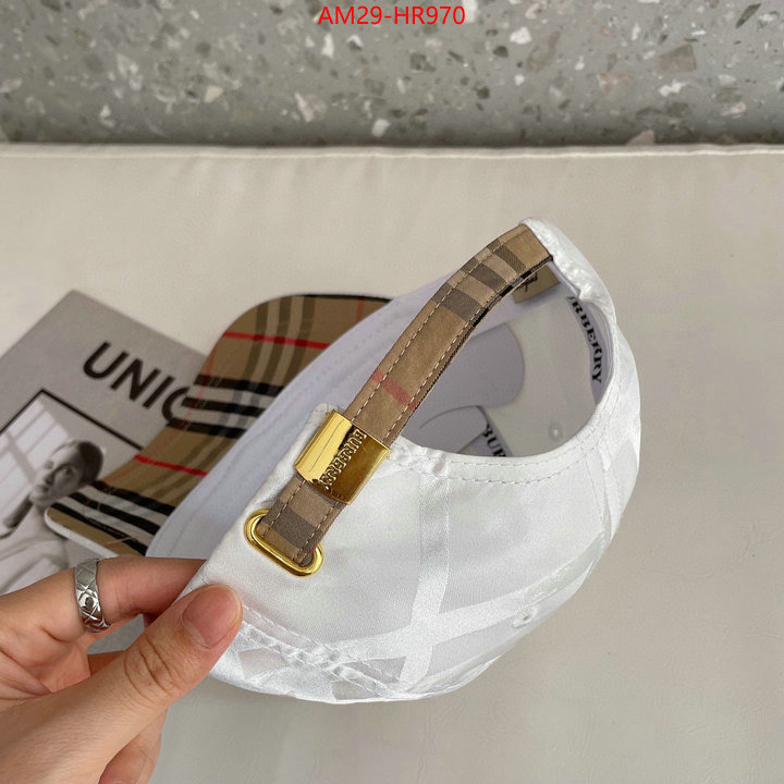 Cap (Hat)-Burberry,online china , ID: HR970,$: 29USD