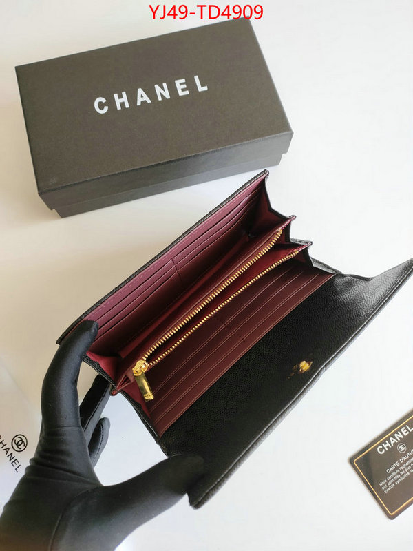 Chanel Bags(4A)-Wallet-,ID: TD4909,$: 49USD