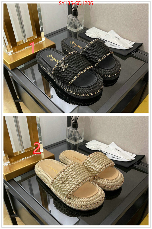 Women Shoes-Chanel,mirror copy luxury , ID: SD1206,$: 135USD