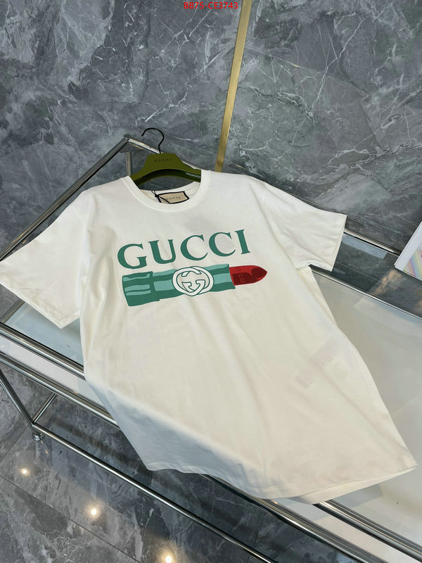 Clothing-Gucci,wholesale 2023 replica , ID: CE3743,$:75USD