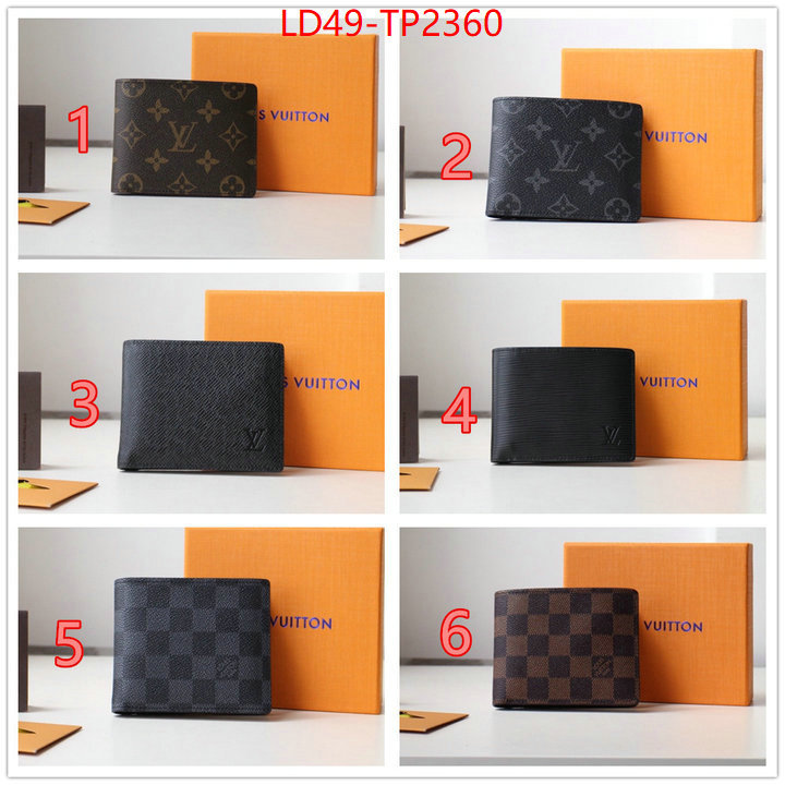 LV Bags(TOP)-Wallet,ID: TP2360,$: 49USD