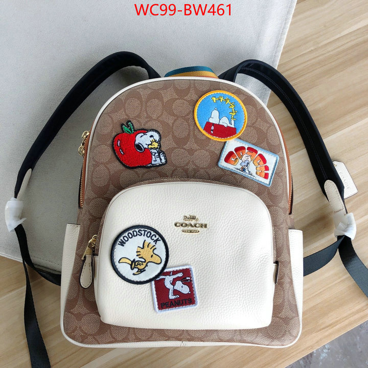 Coach Bags(4A)-Backpack-,sell online luxury designer ,ID: BW461,$: 99USD