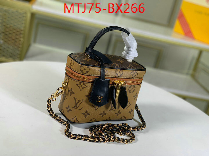 LV Bags(4A)-Vanity Bag-,wholesale ,ID: BX266,$: 75USD
