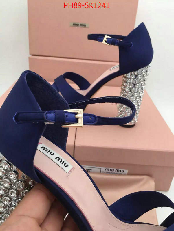 Women Shoes-Miu Miu,top quality fake ,first copy , ID: SK1241,$:89USD