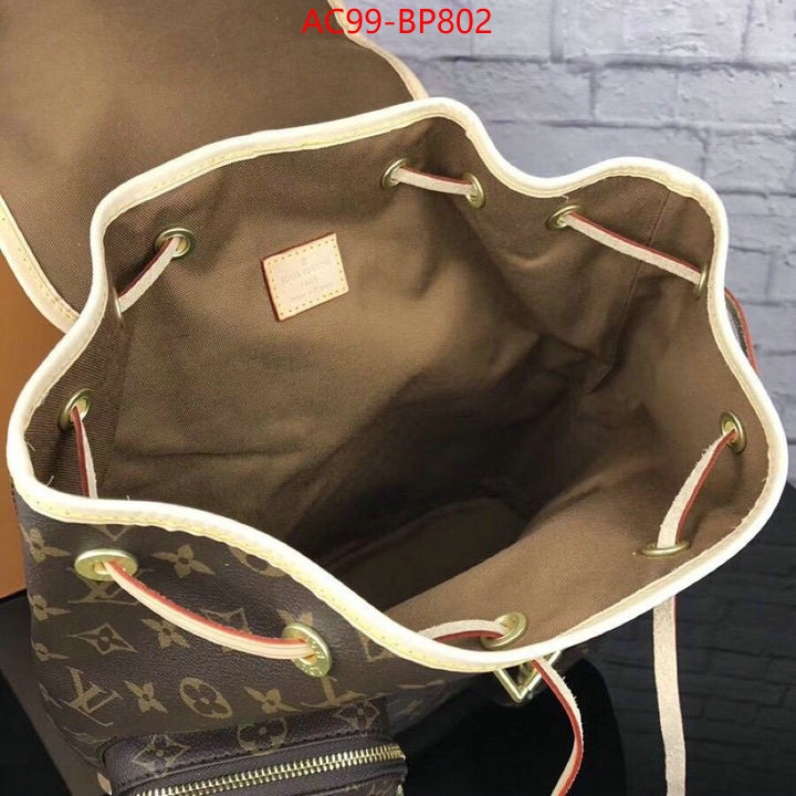 LV Bags(4A)-Backpack-,2023 aaaaa replica customize ,ID: BP802,$:99USD