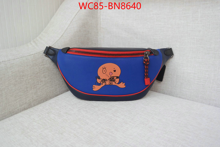 Coach Bags(4A)-Belt Bag-Chest Bag--,mirror copy luxury ,at cheap price ,ID: BN8640,$: 85USD