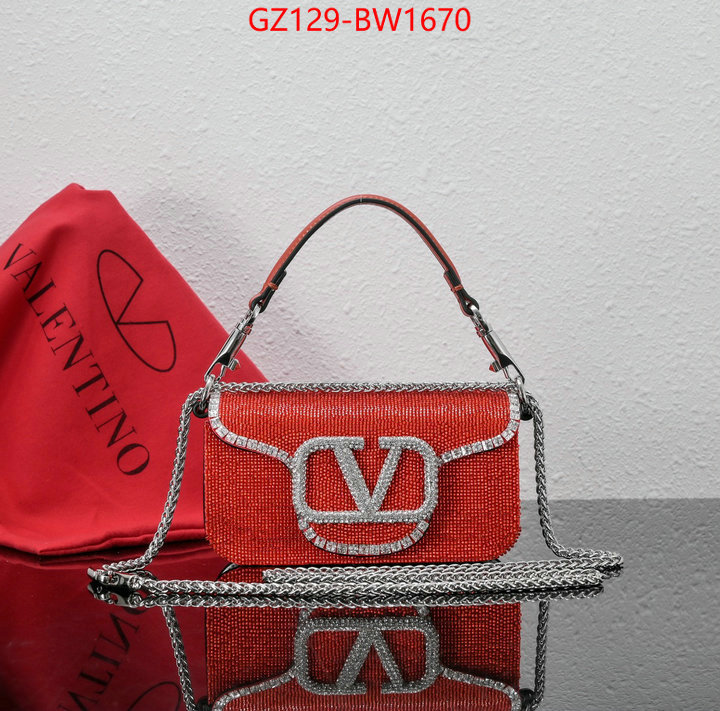 Valentino Bags(4A)-LOC-V Logo ,what is a 1:1 replica ,ID: BW1670,$: 129USD