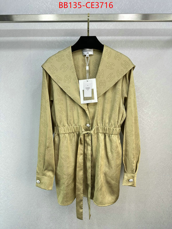 Clothing-Chanel,1:1 replica , ID: CE3716,$:135USD