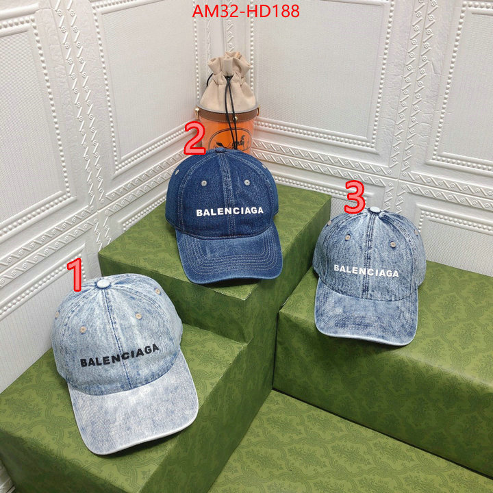 Cap (Hat)-Balenciaga,high quality happy copy , ID: HD188,$: 32USD