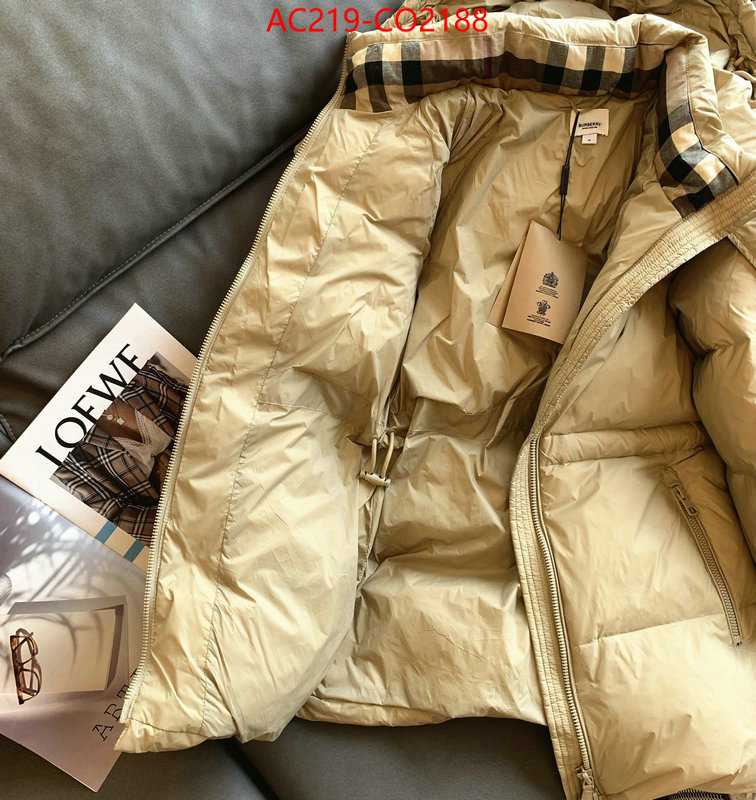 Down jacket Women-Burberry,fake designer , ID: CO2188,$: 219USD