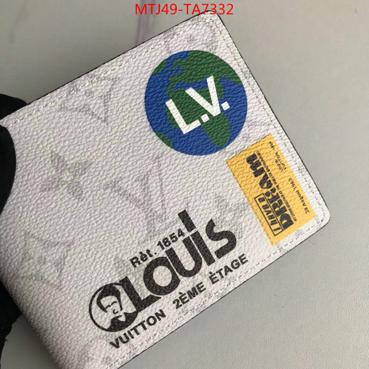 LV Bags(4A)-Wallet,ID: TA7332,$: 49USD