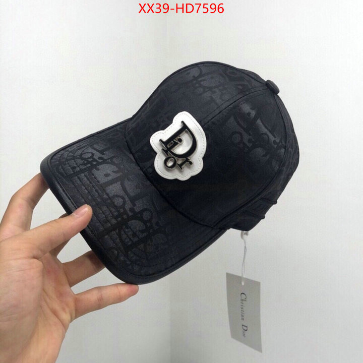 Cap (Hat)-Dior,replcia cheap from china , ID: HD7596,$: 39USD