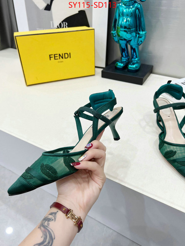 Women Shoes-Fendi,wholesale designer shop , ID: SD113,$: 115USD