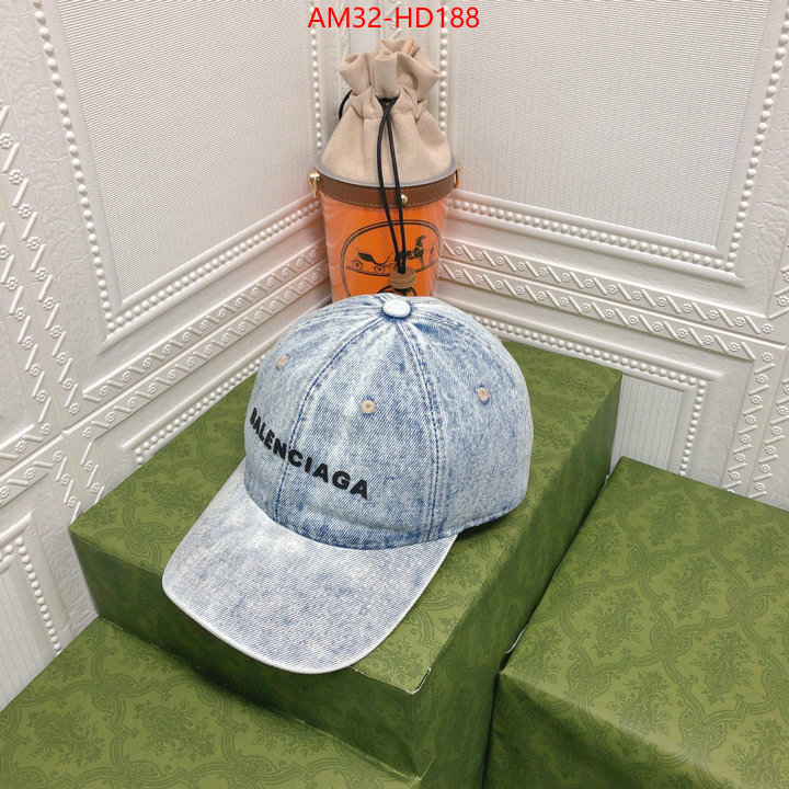 Cap (Hat)-Balenciaga,high quality happy copy , ID: HD188,$: 32USD