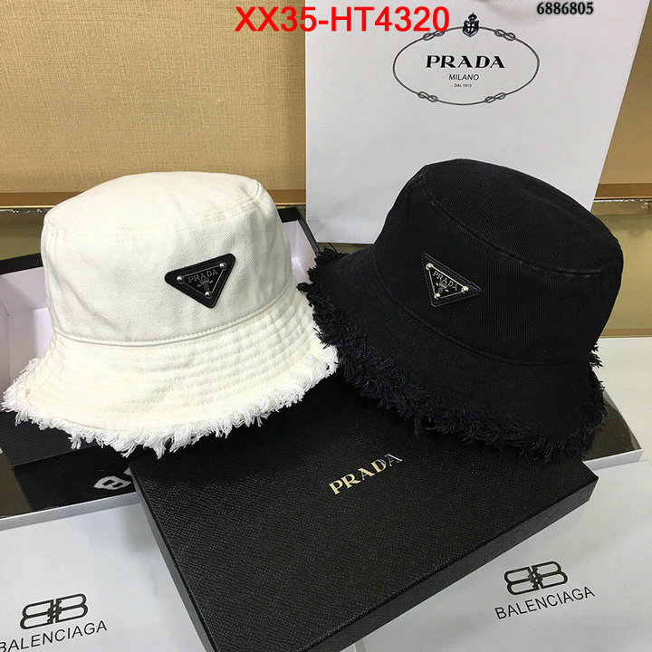 Cap (Hat)-Prada,shop designer replica , ID: HT4320,$: 35USD