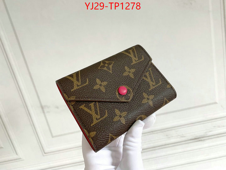 LV Bags(4A)-Wallet,ID: TP1278,$: 29USD