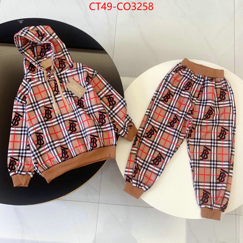 Kids clothing-Burberry,2023 perfect replica designer , ID: CO3258,$: 49USD