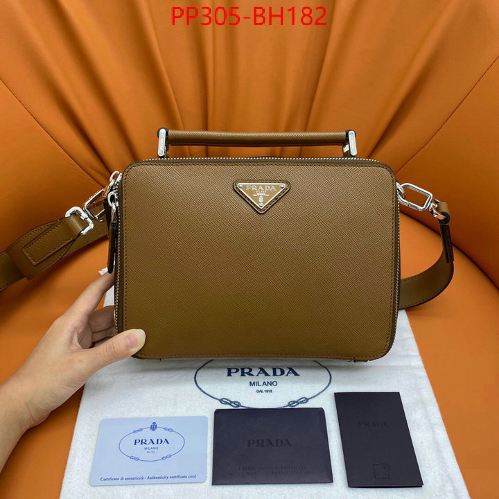 Prada Bags(TOP)-Diagonal-,ID: BH182,$:305USD