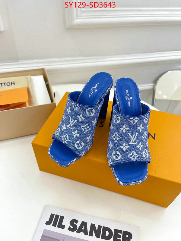 Women Shoes-LV,we provide top cheap aaaaa , ID: SD3643,$: 129USD