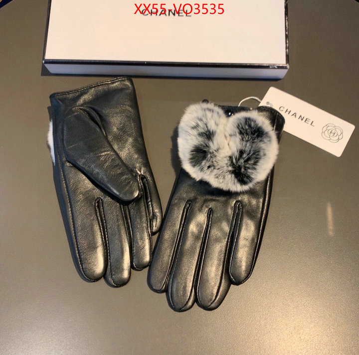 Gloves-Chanel,top brands like , ID: VO3535,$: 55USD