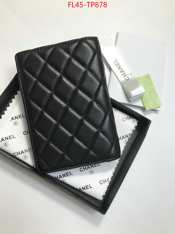 Chanel Bags(4A)-Wallet-,ID: TP878,$: 45USD