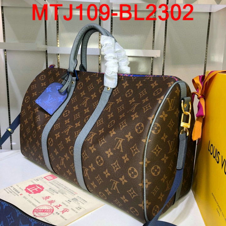 LV Bags(4A)-Keepall BandouliRe 45-50-,brand designer replica ,ID：BL2302,$:109USD