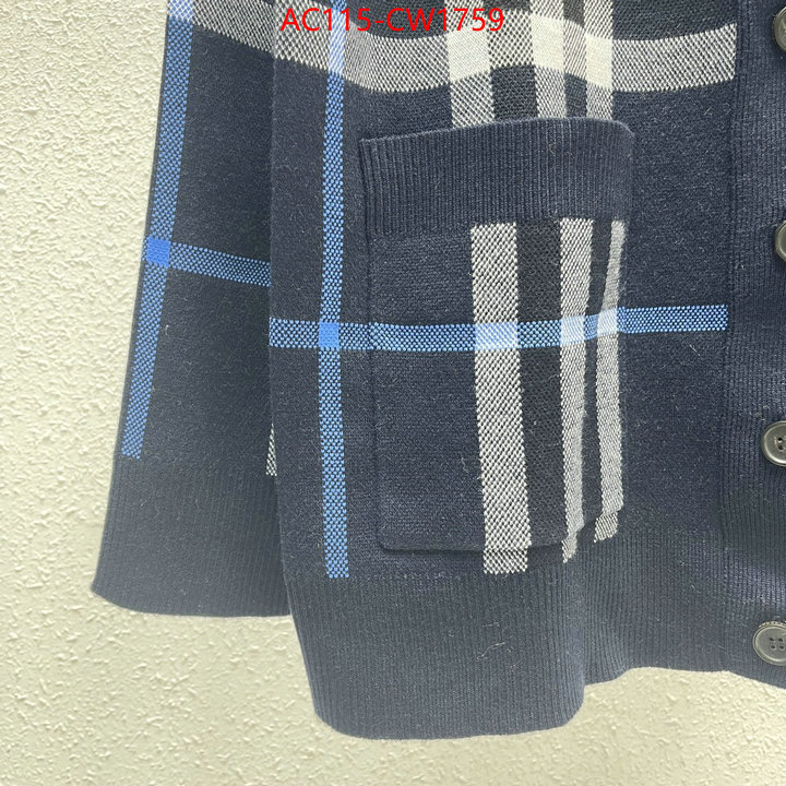 Clothing-Burberry,replica , ID: CW1759,$: 115USD