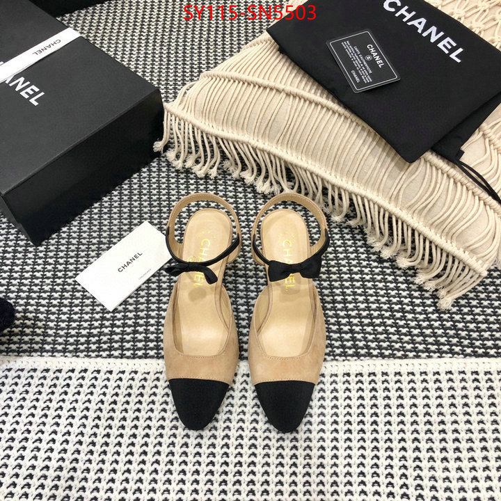 Women Shoes-Chanel,the quality replica , ID: SN5503,$: 115USD