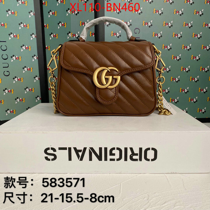 Gucci Bags(4A)-Marmont,top grade ,ID: BN460,$: 110USD