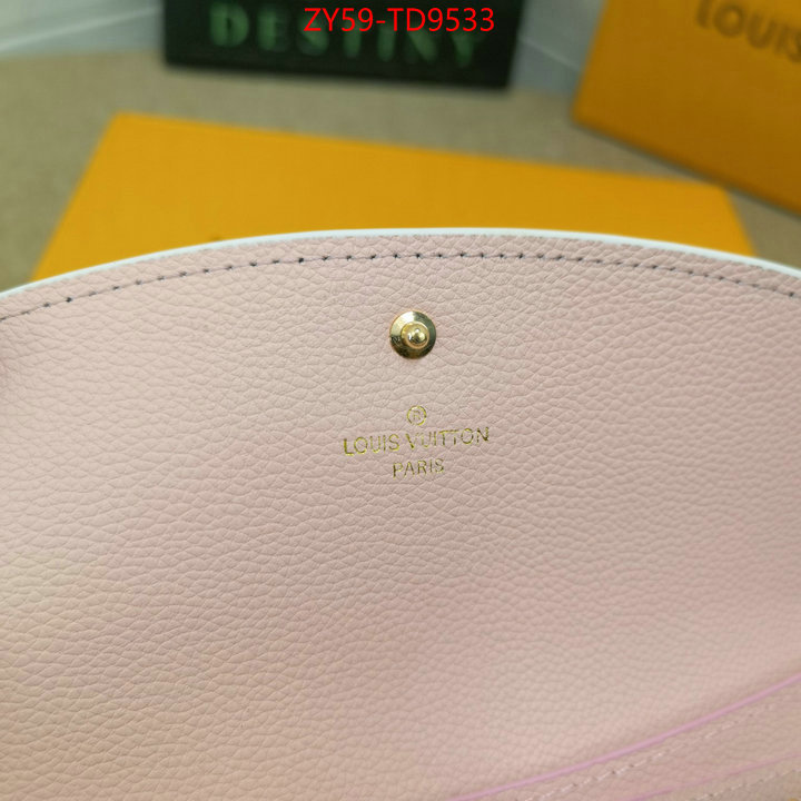 LV Bags(4A)-Wallet,online ,ID: TD9533,$: 59USD