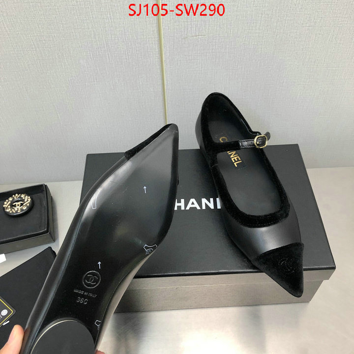 Women Shoes-Chanel,luxury fake , ID: SW290,$: 105USD