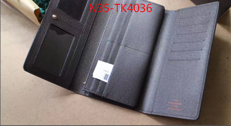 LV Bags(4A)-Wallet,ID: TK4036,$: 35USD