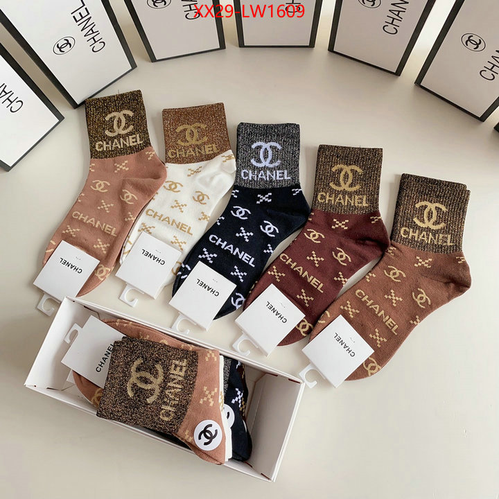 Sock-Chanel,for sale cheap now , ID: LW1609,$: 29USD