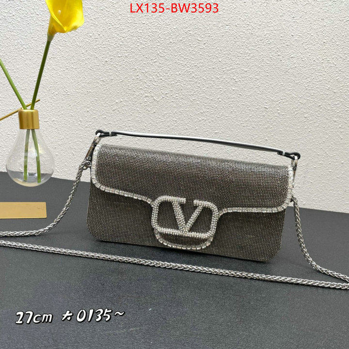 Valentino Bags(4A)-LOC-V Logo ,best designer replica ,ID: BW3593,$: 135USD