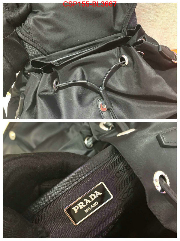 Prada Bags(TOP)-Backpack-,ID: BL3667,$: 155USD