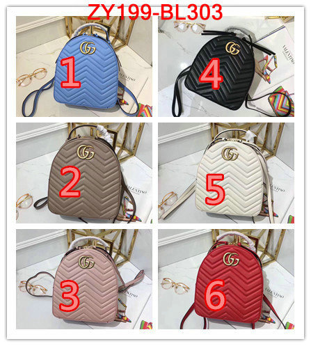 Gucci Bags(TOP)-Backpack-,what's the best place to buy replica ,ID: BL303,$:199USD