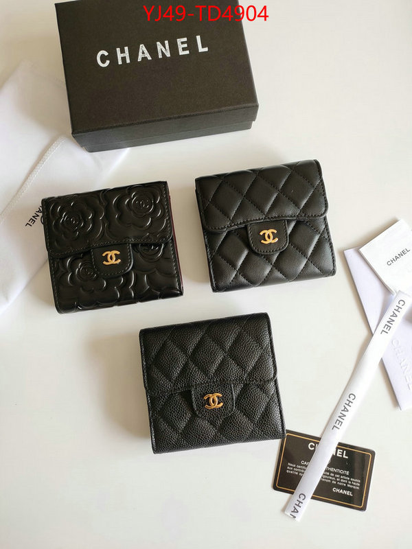 Chanel Bags(4A)-Wallet-,ID: TD4904,$: 49USD