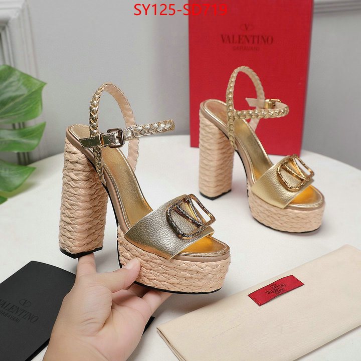 Women Shoes-Valentino,designer 7 star replica , ID: SD719,$: 125USD