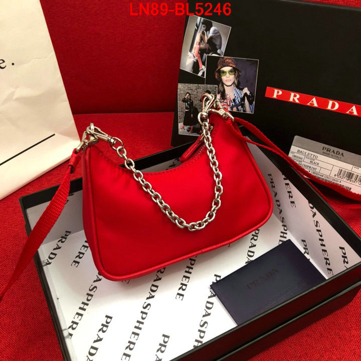 Prada Bags(4A)-Re-Edition 2000,buy first copy replica ,ID: BL5246,$: 89USD